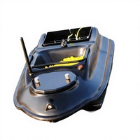 Bateau d'appâtage professionnel pour la pêche à la carpe, télécommande sans fil 500m, double bac à appât (libération par le fond et basculement arrière)