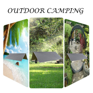 Carpa <span class=keywords><strong>para</strong></span> acampar al aire libre, lona impermeable de nailon 210T, equipo ligero de supervivencia <span class=keywords><strong>para</strong></span> acampar - Product Image 3