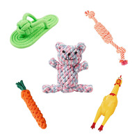 Jouets à mâcher durables pour chiens, en corde de coton tressée à la main, pour la propreté dentaire des chiots - Vente en gros fabricant