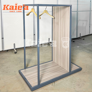 Thiết Kế Độc Đáo Cửa Hàng Quần Áo Đứng Cửa Hàng Hiển Thị Kệ Phụ Nữ Quần Áo Cửa Hàng Hiển Thị Đứng Hiện Đại Quần Áo Hiển Thị Giá - Product Image 1