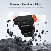 Support à griffe froide K&F Concept pour DJI Osmo Nano/Osmo Action 6, support magnétique rapide pour caméra d'action, adaptateur de trépied
