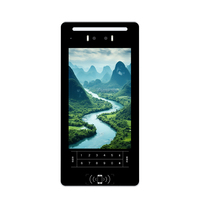 Thinmoo Android 10.1 Pulgadas Reconocimiento Facial Visión Nocturna Control de Acceso Exterior Biométrico Pantalla Táctil Full HD Nube Local