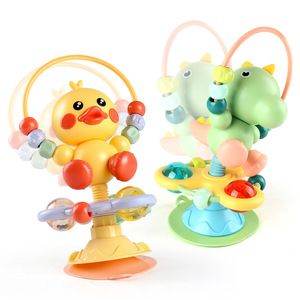 Hochets apaisants <span class=keywords><strong>de</strong></span> dessin animé pour bébé jouets effets sonores amusants <span class=keywords><strong>table</strong></span> à manger <span class=keywords><strong>ventouse</strong></span> jouets éducatifs pour l'éducation précoce - Product Image 2