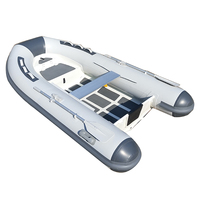 10ft Mini coque en aluminium RIB 3m PVC/hypalon bateau gonflable rigide pour dériveur d'appel d'offres