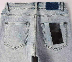 Jeans Casual di Alta Qualità in Cotone per Uomo, Denim Lavato Stile Vintage, Produttore KSUB - Product Image 5