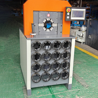 Machine à sertir les flexibles hydrauliques entièrement automatique, contrôlée par ordinateur, 13 matrices, 12 jeux de matrices