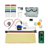 OKY1028-1 Kit de Codificación Completo con Sensor Ultrasónico y Motor Paso a Paso para Proyectos de Bricolaje