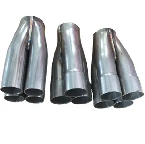 T304 Outlet 38mm 4 Into 1 Exhaust Manifold Merge Collector High Exhaust Pipe 100pcs Per Size To-5 Header