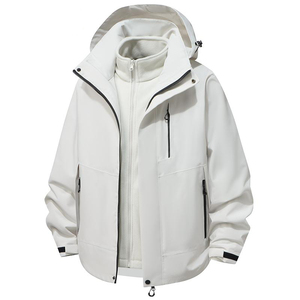 Chaqueta de Esquí Impermeable y Cortavientos para Hombre, con Capucha y Forro Polar Cálido, Chaqueta de Invierno Cortavientos Personalizada para Mujer - Product Image 3