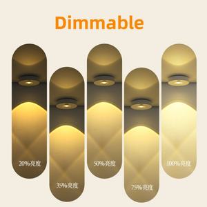 Nouvelle lampe LED rechargeable sans fil à télécommande, projecteur tactile sous armoire, éclairage LED à capteur rechargeable - Product Image 5