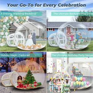 Şişme kabarcık ev çadır PVC şeffaf balon şişme kabarcık balon çadır ev şişme balon çadır sıçrama kale - Product Image 4