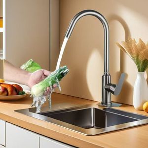 Oferta Especial: Grifo Mezclador Giratorio de Agua Fría/Caliente para Fregadero de Cocina/Baño, Acabado Cromado, Montaje en Cubierta, Fácil Instalación, Venta al por Mayor para Ingeniería - Product Image 5