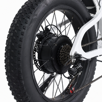 Vélo électrique KRISTIAN à pneus larges de 20 pouces, 48V 500W, tout-terrain, VTT électrique à double suspension, style cyclomoteur
