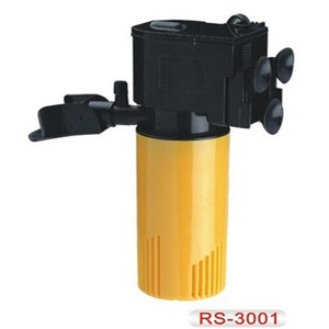 Filtre interne silencieux 3 en <span class=keywords><strong>1</strong></span> pour aquarium, pompe à eau submersible, filtre à débordement avec pulvérisation de pluie pour aquarium, poissons, tortues - Product Image 3