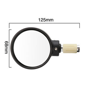 Miroir de moto rétro modifié universel pour vélo, guidon noir, rétroviseurs latéraux - Product Image 2