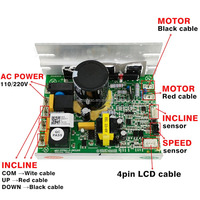 MKS DTPB10-P-INCLINE contrôleur de moteur de tapis roulant MKS DTPB10-P JF200 pour tapis roulant carte mère Circuit imprimé carte de pilote PCB