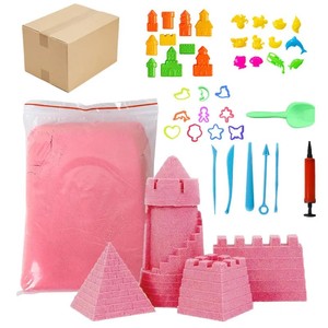 JITENG <span class=keywords><strong>Sable</strong></span> <span class=keywords><strong>Magique</strong></span> Écologique en Coton Coloré, Non Collant, Doux, pour Jouer - Product Image 6