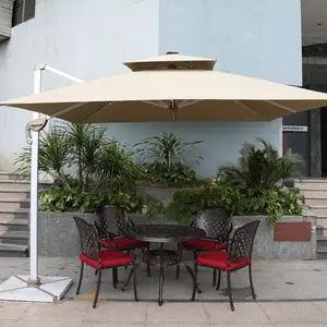 ZUOAN-paraguas para exteriores, sombrilla de gran resistencia, impermeable, doble dosel
