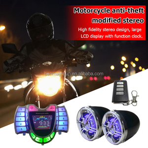 Accessoires de <span class=keywords><strong>moto</strong></span> pour l'extérieur, haut-parleurs audio pour <span class=keywords><strong>moto</strong></span>, klaxon MP3, écran LCD - Product Image 6