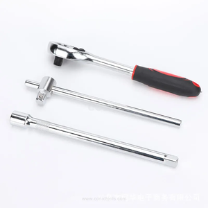 2026 Heavy Duty 24pcs 1/<strong>2</strong>\" Universal Socket <strong>Wrench</strong> Tool <strong>Set</strong> CRV Material Metric Ratchet Spanner OEM Customizable Hand Tools - Product Image 4