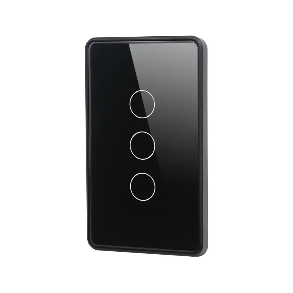 1/2/3/4Gang uns Typ Wireless Wifi Smart Wall Touch Schalter gehärtete Glasscheibe Wifi Smart Home Voice Light Alexa Schalter