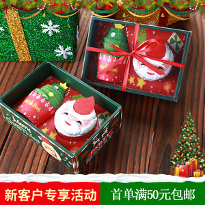 Christmas Towel <b>Gift</b> <b>Box</b> Set Cotton Thematic Holiday Decorations For Christmas <b>Gifts</b> - Product Image 4