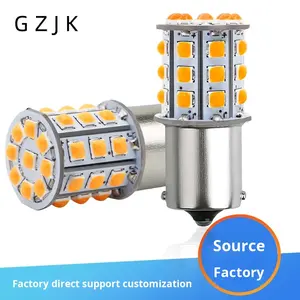 Nouvelles ampoules LED 12V à lentille transparente super lumineuses pour feux de freinage, clignotants et feux de recul pour voitures 33SMD 1157/1156/7440/7443T25 - Product Image 4