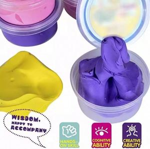 Juego de Cajas Cuadradas Divididas STARIVER, Arcilla Superligera, 4 Colores Surtidos - Product Image 4