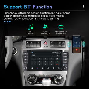 MEKEDE 8core lecteur dvd <span class=keywords><strong>de</strong></span> voiture Radio stéréo GPS WIFI petit écran pas <span class=keywords><strong>de</strong></span> machine <span class=keywords><strong>de</strong></span> contrôle pour Benz W203 coloré - Product Image 4