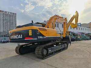 Excavadora de cadenas Hyundai 330LC-9S de 33 toneladas, importada de Corea, de segunda mano, con bomba y caja de cambios de alta eficiencia para construcción - Product Image 2