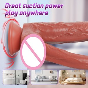 Flüssig-Silikon Dildo - Superweicher Simulationspenis Masturbator für Frauen Wasserdicht & Umweltfreundlich Tragbares Erwachsenenspielzeug Doppelset - Product Image 5