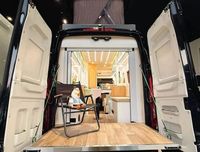 SAIC MAXUS New Wayfarer PHEV, camping-car hybride de classe B avec terrasse et toit relevable, autonomie de 1000 km, 4 places, norme Euro 6, 150-250 CV