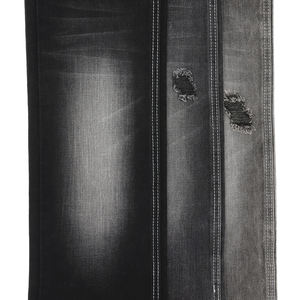 10 أونصة قطن أسود-أسود لون ثور دنيم نمط حك للأولاد من مورد أقمشة دنيم موثوق به - Product Image 2