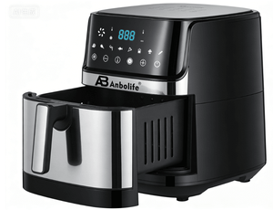 ANBOLIFE 2026 NOUVELLE FRITUREUR À AIR EN VERRE SANS HUILE/FAIBLE EN GRAISSES AVEC AFFICHAGE NUMÉRIQUE INTELLIGENT, FABRIQUÉ DIRECTEMENT PAR LE PRODUCTEUR, POUR USAGE COMMERCIAL ET DOMESTIQUE - Product Image 3