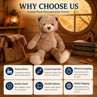 Peluche ours bouclé doux et mignon, jouet en peluche personnalisé pour la Saint-Valentin, jouet animal en peluche, compagnon pou