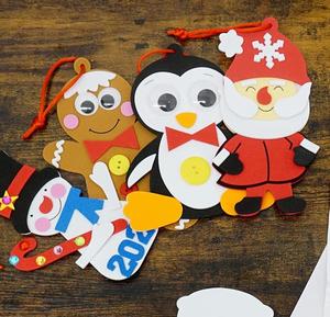 Hot Bán Hàng Tùy Chỉnh EVA Bọt Giáng Sinh Nhân Vật Treo Đồ Trang Trí Sáng Tạo Dán Đồ Chơi Cho Trẻ Em Của DIY Treo Trang Trí - Product Image 2