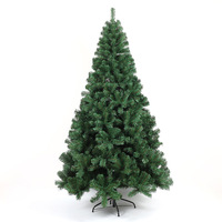Sapin de Noël artificiel HLC entièrement en PVC, 30/40/50/60 cm, branches pré-attachées, avec support trépied en fer renforcé pour la maison
