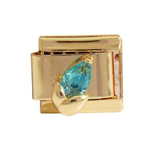 Modular Charm <b>Bracelet</b> Gold Tone <b>Crystal</b> Rhinestone Unisex Jewelry Gift Accessory Chain - Product Image 4