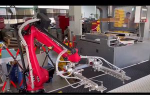 Robot Industrial de Cuatro Ejes Bront 1508, con un Alcance de 1500 mm y una Carga de 8 kg, Utilizado para Moldeo por Inyección y Carga y Descarga - Product Image 4