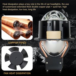 Lentes Bi-Proyector LED K203 3.0 para Faros Delanteros, Luz Alta y Baja, 90W, 10000LM, 6500K, Faros Antiniebla, Luces de Conducción para Automóviles Universales - Product Image 5