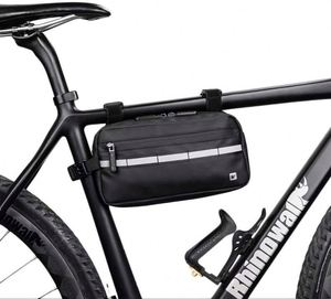 Muestra gratuita: Bolsa impermeable para manillar de bicicleta Wheelup con bolsillo frontal superior para accesorios de ciclismo - Product Image 2