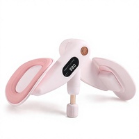 Appareil d'entraînement du plancher pelvien et des cuisses intérieures pour femmes, avec compteur LED, coussinets en silicone confortables rotatifs à 360° et ressorts renforcés pour les hanches