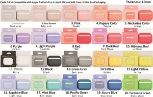 Funda Protectora de Silicona para Apple <span class=keywords><strong>AirPods</strong></span> <span class=keywords><strong>Pro</strong></span> 2, Auriculares Inalámbricos Bluetooth, Bolsa de Almacenamiento a Prueba de Caídas, Silicona Líquida - Product Image 2