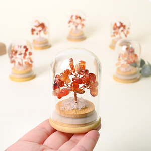 Arbre à Argent en Cristal Naturel avec Éclats de Pierres Précieuses en Gros pour la Décoration - Product Image 6