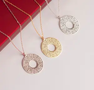 Воодушевляющие ювелирные изделия из нержавеющей стали Kufic Fastabiqul Khayrat ожерелье новый дизайн для мужчин и женщин подарок кулон с розой Kufi Quran Kerem