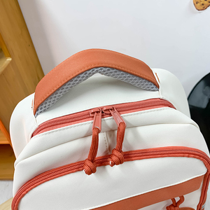 Schoolbag học sinh không thấm nước túi đi học công suất lớn thời trang cuốn sách giản dị - Product Image 2