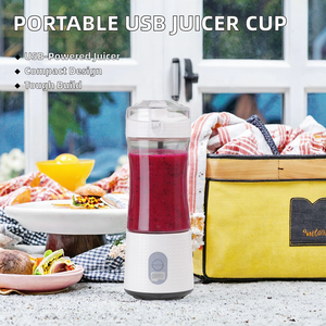 Venta <span class=keywords><strong>de</strong></span> China, exprimidor Digital USB <span class=keywords><strong>de</strong></span> 350ml con tapa, mezclador <span class=keywords><strong>de</strong></span> frutas portátil para el hogar, licuadora recargable <span class=keywords><strong>de</strong></span> 5 cuchillas para uso doméstico - Product Image 2