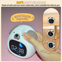 Kleinkinder Educational Time Management Geschenk uhr Ok, um Hunde uhr Gewohnheit-Building Sleep Trainer Kinder Wecker mit Sun Moon zu wecken