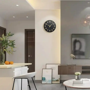 12 Inch Hiện Đại 3D Dập Nổi Số Đồng Hồ Treo Tường Im Lặng Vòng Giá Rẻ Nhựa Thạch Anh Tùy Chỉnh Đồng Hồ Nhà Sản Xuất - Product Image 5