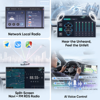 Pemutar Video Autoradio Junsun 9" untuk Toyota Fortuner Hilux 2007-2015, Navigasi GPS Mobil, Pemutar Multimedia, Radio Mobil